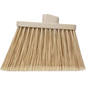 Sparta 12 in. Tan Polypropylene Flagged Upright Broom Head (12-Pack)