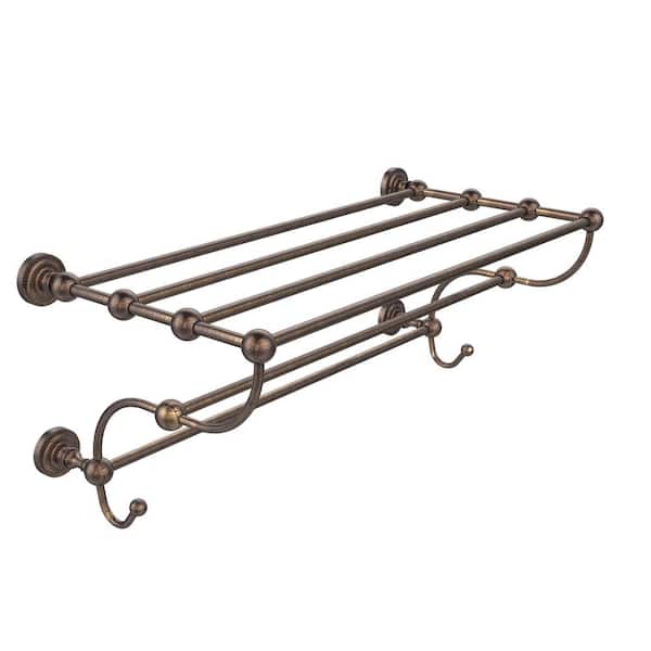 Dottingham Collection 6 Screw-In Towel Rack in Venetian Bronze