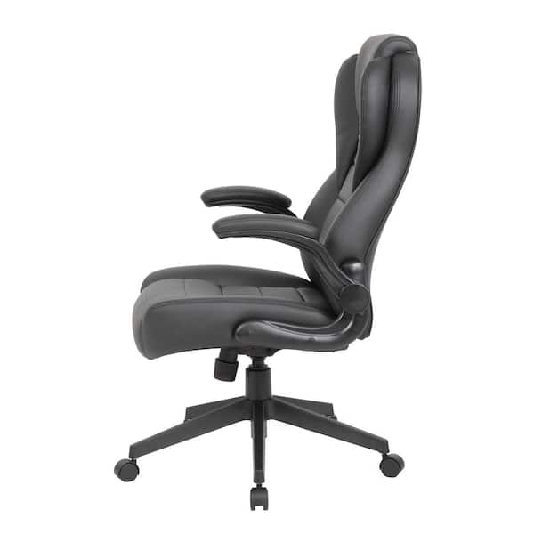 Boss Office Products Silhouette Ergonomic Bonded Leather High Back