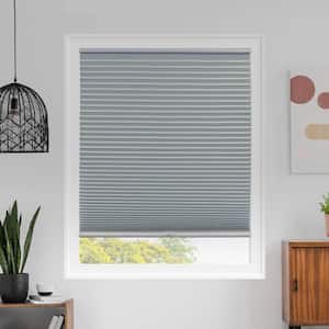 Cut-to-Size Evening Snowfall Cordless Blackout Polyester Cellular Shades 19.25 in. W x 48 in. L