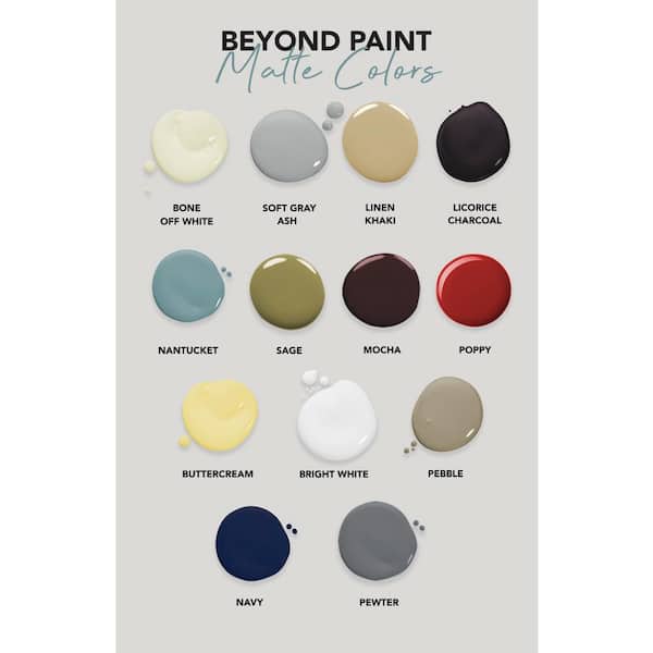 BEYOND PAINT Matte Licorice All-In-One Paint 48 g/L 1 pt. - Total
