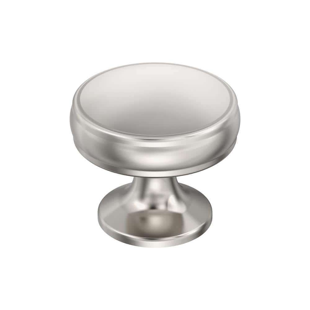 Renown 1-1/4 in. (32 mm) Traditional Polished Nickel Round Cabinet Knob price history on PriceWatchPro