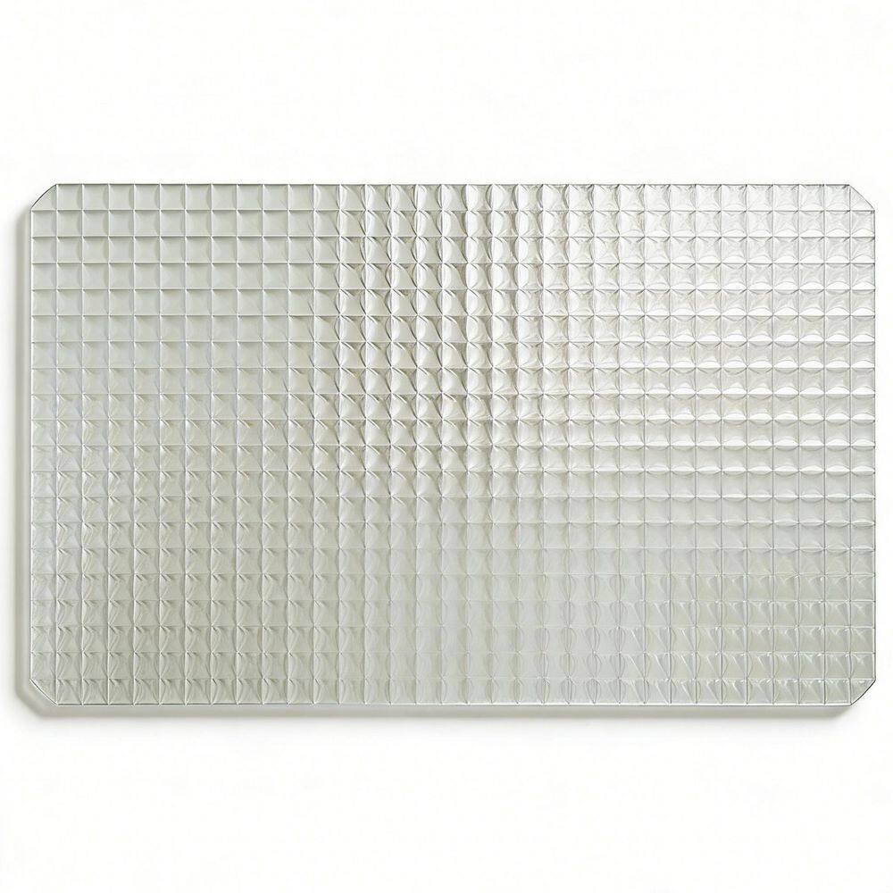 36 in. x 46 in. Clear Rectangle Embossed Glass Chair Mat Floor Mat price history on PriceWatchPro