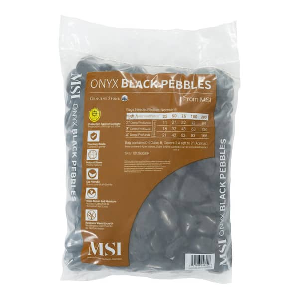 MSI Onyx Black 0.4 cu. ft. (1 in. to 2 in.) Bagged Landscape