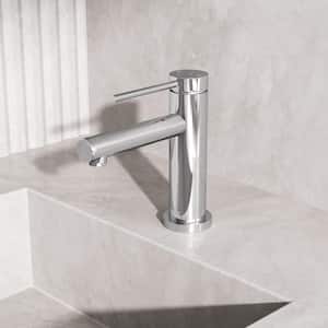 Jewel 6 in. Single-Hole Single Handle Bathroom Faucet in Chrome