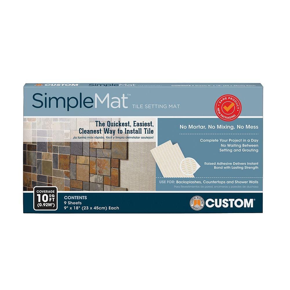 Custom Building Products Simplemat 10 Sq Ft Tile Setting Mat Sm10r1 The Home Depot