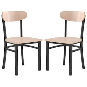 Natural Birch Wood Dining Chair (Set of 2)