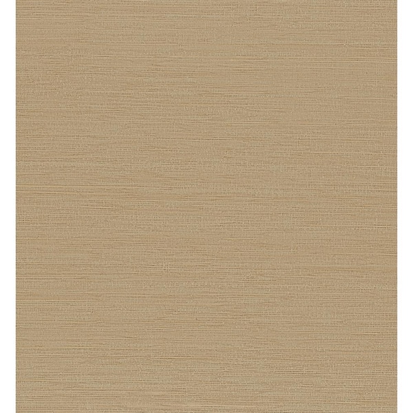 A-Street Prints Beige Kira Hemp Wallpaper Sample
