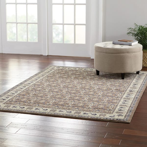 Gianna Brown 2 ft. x 8 ft. Runner Rug