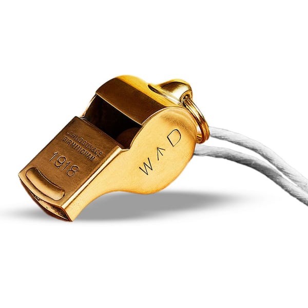 WWI Inspired Brass Whistle