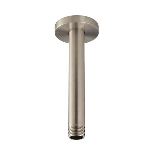 Speakman 6 in. Ceiling-Mounted Rain Shower Arm and Flange in Brushed Nickel
