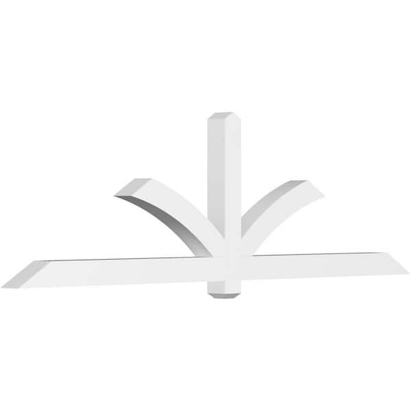 Ekena Millwork Redmond 96 in. W x 28 in. H x 4 in. D Signature Polyurethane Bracket