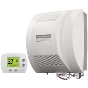 HE360D 18 Gal. Powered Flow-Through Whole House Humidifier and Digital Humidistat