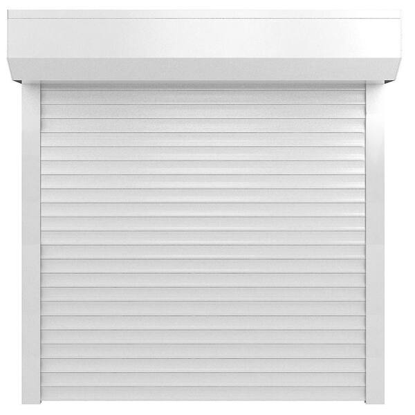 Unbranded 41 in. x 69.5 in. White Electric Roll Down Hurricane Shutter-DISCONTINUED