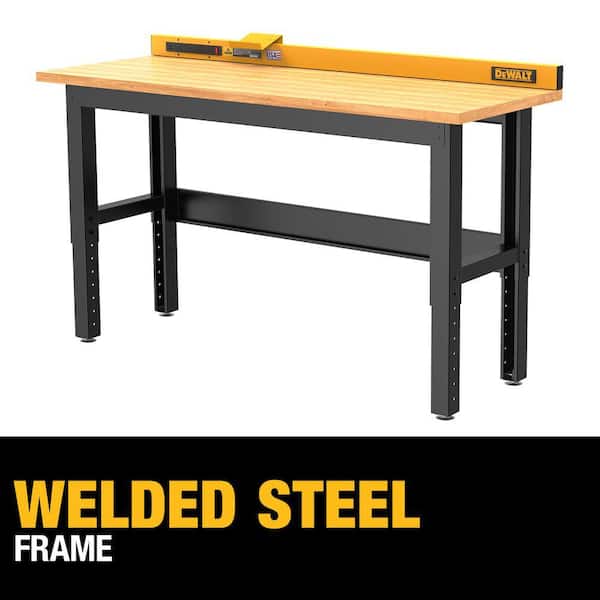 DEWALT 6 ft. W x 26 in. D Wood Top Workbench DWST27201 - The