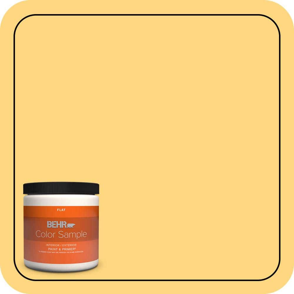 8 oz. #320B-5 Zinnia Gold Flat Interior/Exterior Paint & Primer Color Sample price history on PriceWatchPro