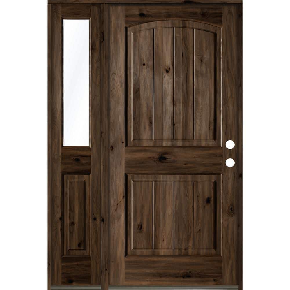 Reviews for Krosswood Doors 44 in. x 80 in. Rustic Knotty Alder 2 Panel