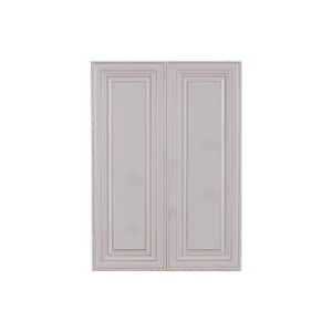 Princeton Assembled 33 in. x 42 in. x 12 in. Wall Cabinet with 2 Doors 3 Shelves in Creamy White