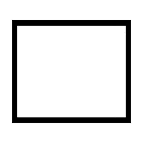 Amanti Art Mirror Makeover Brushed Black 43.25 in. W x 37.25 in. H Bathroom Mirror Frame Border Kit-Fits a 42 x 36 Mirror