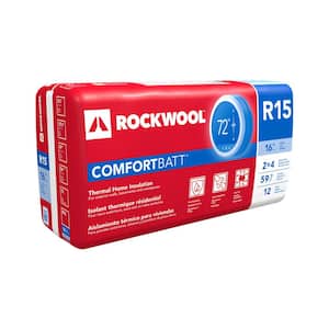 R-15 Comfortbatt 3-1/2 in. x 15 in. x 47 in. Fire Resistant Stone Wool Insulation Batt (59.7 sq. ft.)