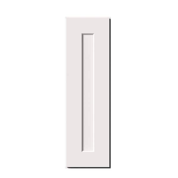 9 in. W x 12 in. D x 30 in. H RTA Solid Wood Frame Shaker Standard Wall Kitchen Cabinet in White With Double Shelves