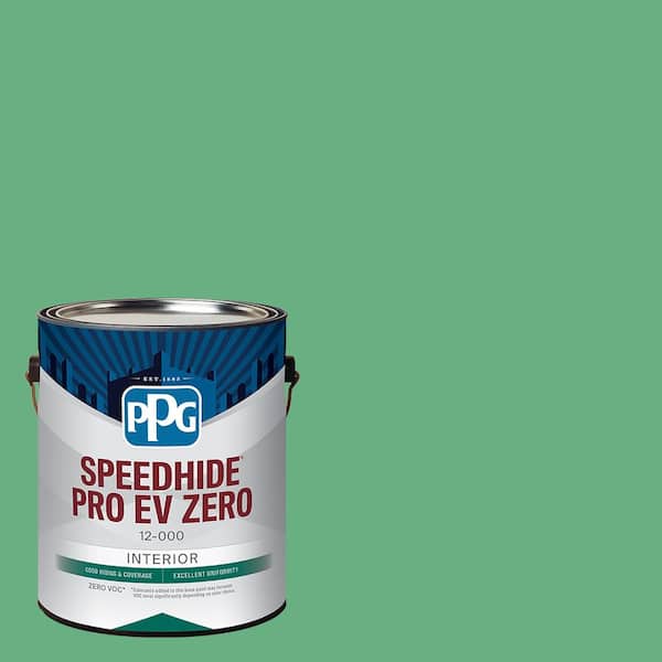 PPG SPEEDHIDE Pro-EV Zero 1 gal. PPG1226-5 Garden Mint Semi-Gloss Interior Paint