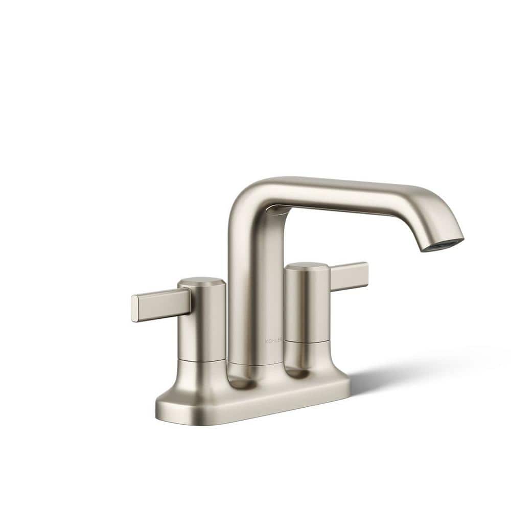KOHLER Ashan 4 in. Centerset 2-Handle Bathroom Faucet in Vibrant