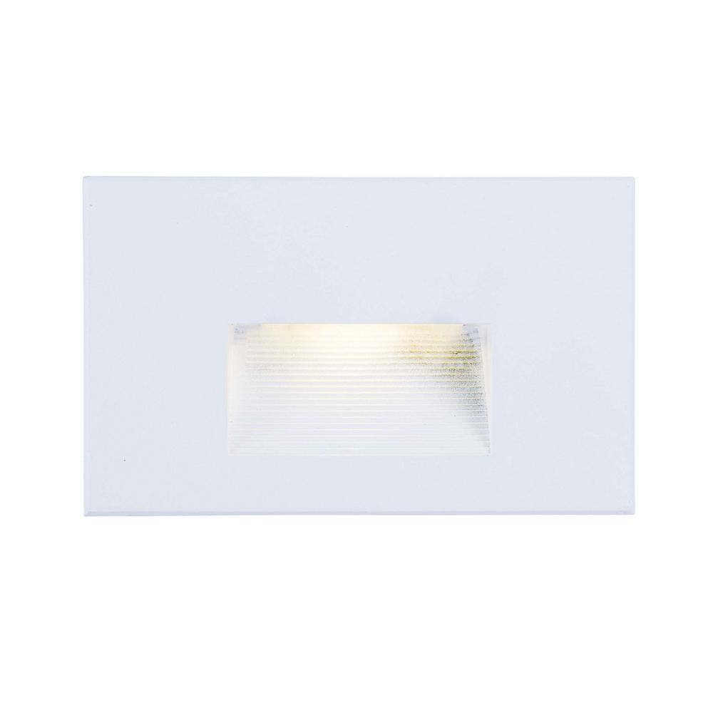 White LED Pathway Step Light with Integrated Bulb