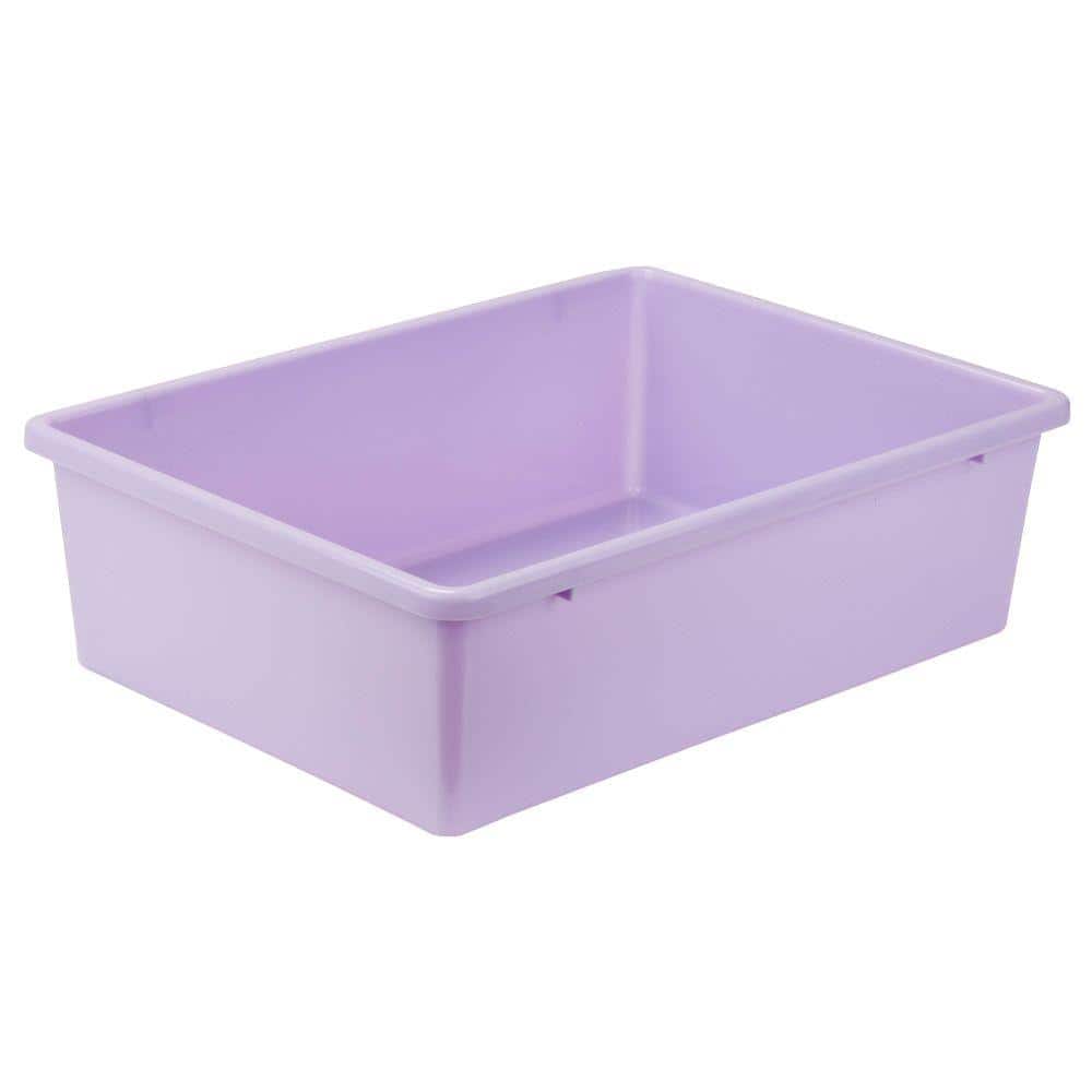REDMON Since 1883 Taurus 16 Gal. Rolling Storage Tote with Snap on Lid in  Lavendar 7308LV - The Home Depot