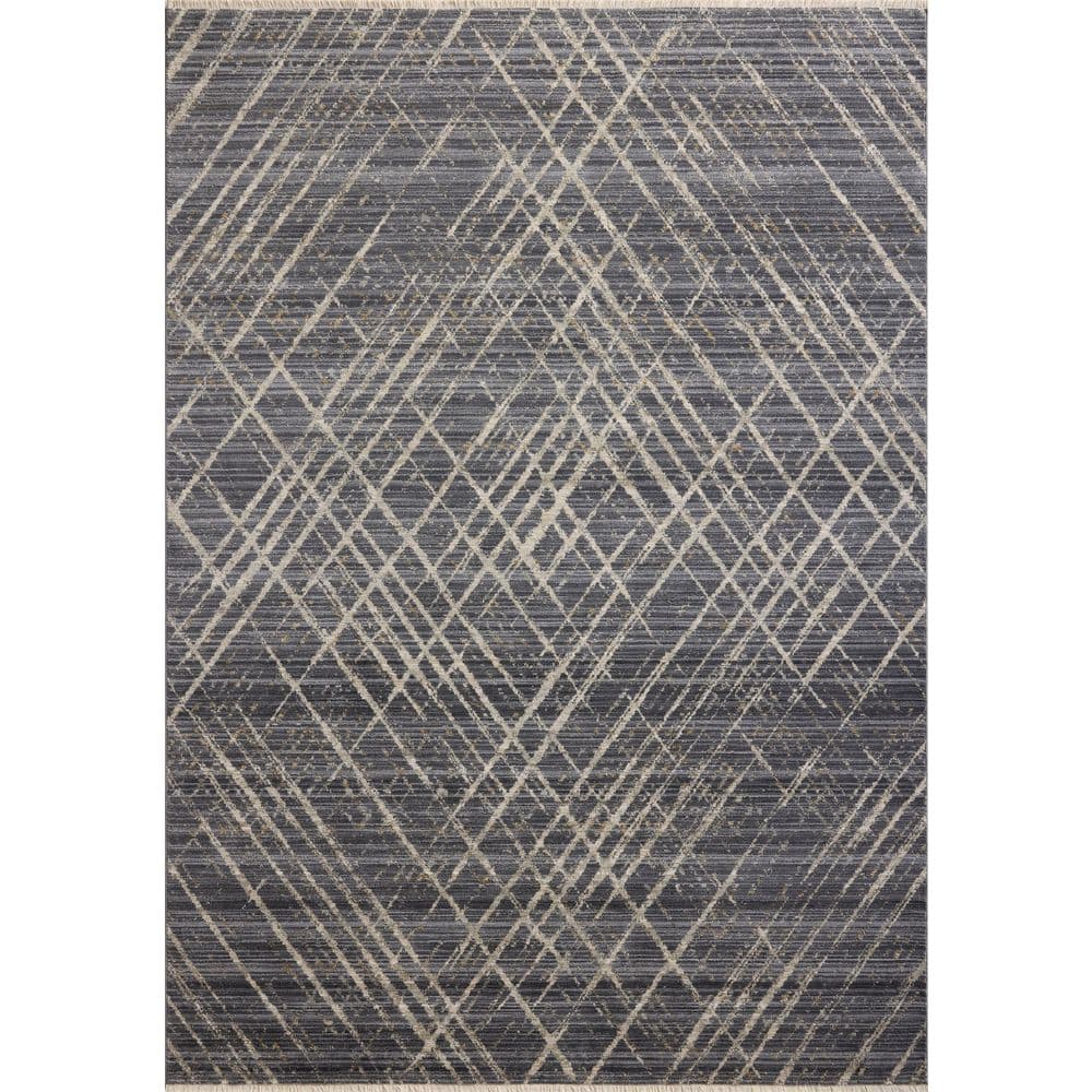 Wade Midnight / Beige 5 ft. 3 in. x 7 ft. 9 in. Contemporary Area Rug price history on PriceWatchPro