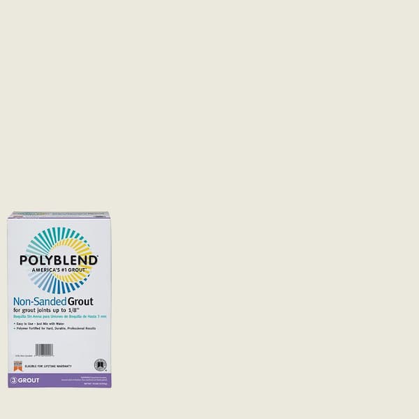 Custom Building Products Polyblend #381 Bright White 10 lb. Non-Sanded Grout
