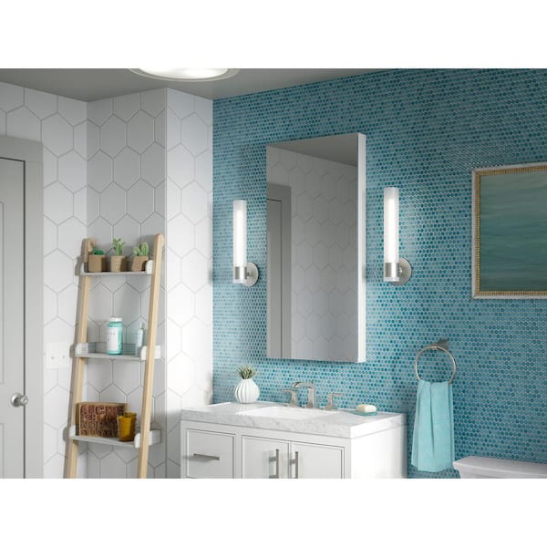 KOHLER Maxstow 20 in. x 40 in. Frameless Surface-Mount Aluminum ...