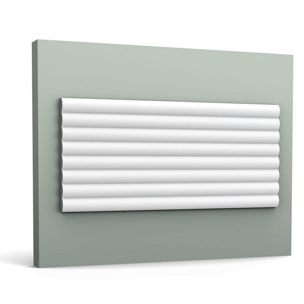 Primed White Textured Polyurethane Panel Moulding Set of 9