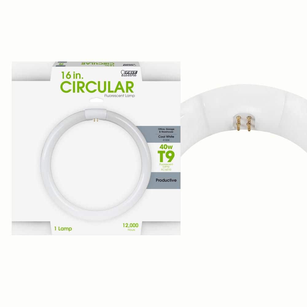 Feit Electric 40-Watt 16 in. T9 G10q Linear Circline Fluorescent