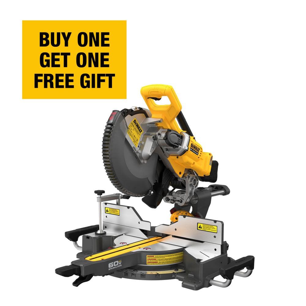 DEWALT 60V Lithium-Ion 12 in. Cordless Sliding Miter Saw (Tool Only)