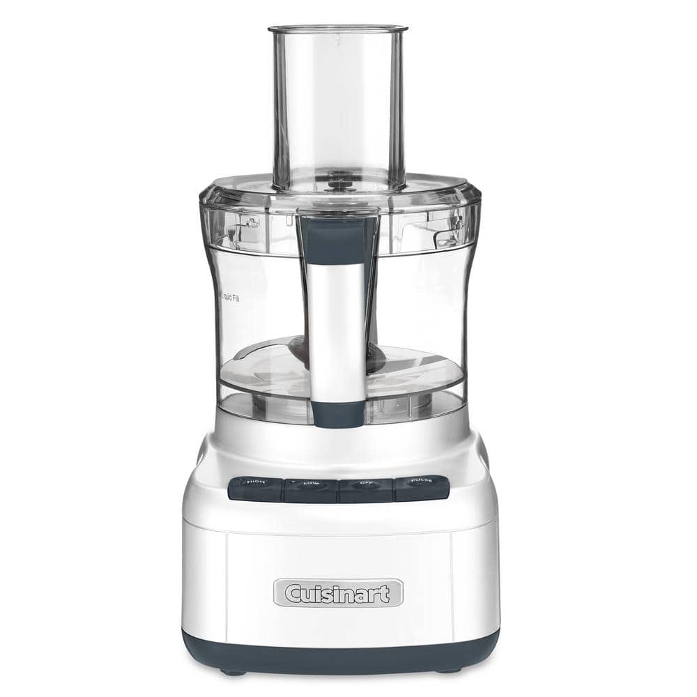 Hamilton Beach Stack ＆ Snap 8-Cup Food Processor ＆ Vegetable Chopper with Adjustable Slicing Blade, Built-in Bowl Scraper ＆ Storage Case, Silver (7 - 1