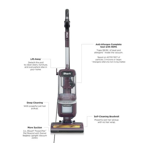 Shark Navigator Anti-Allergen Upright Vacuum for Carpet and shops Hard Floors with HEP