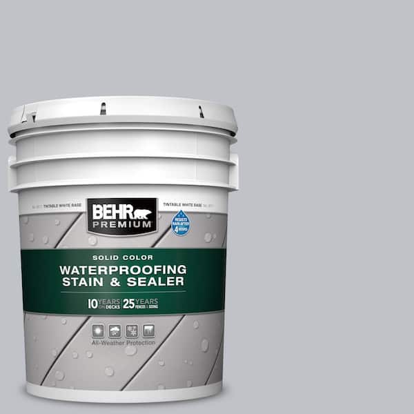 BEHR PREMIUM 5 gal. #N510-2 Galactic Tint Solid Color Waterproofing Exterior Wood Stain and Sealer