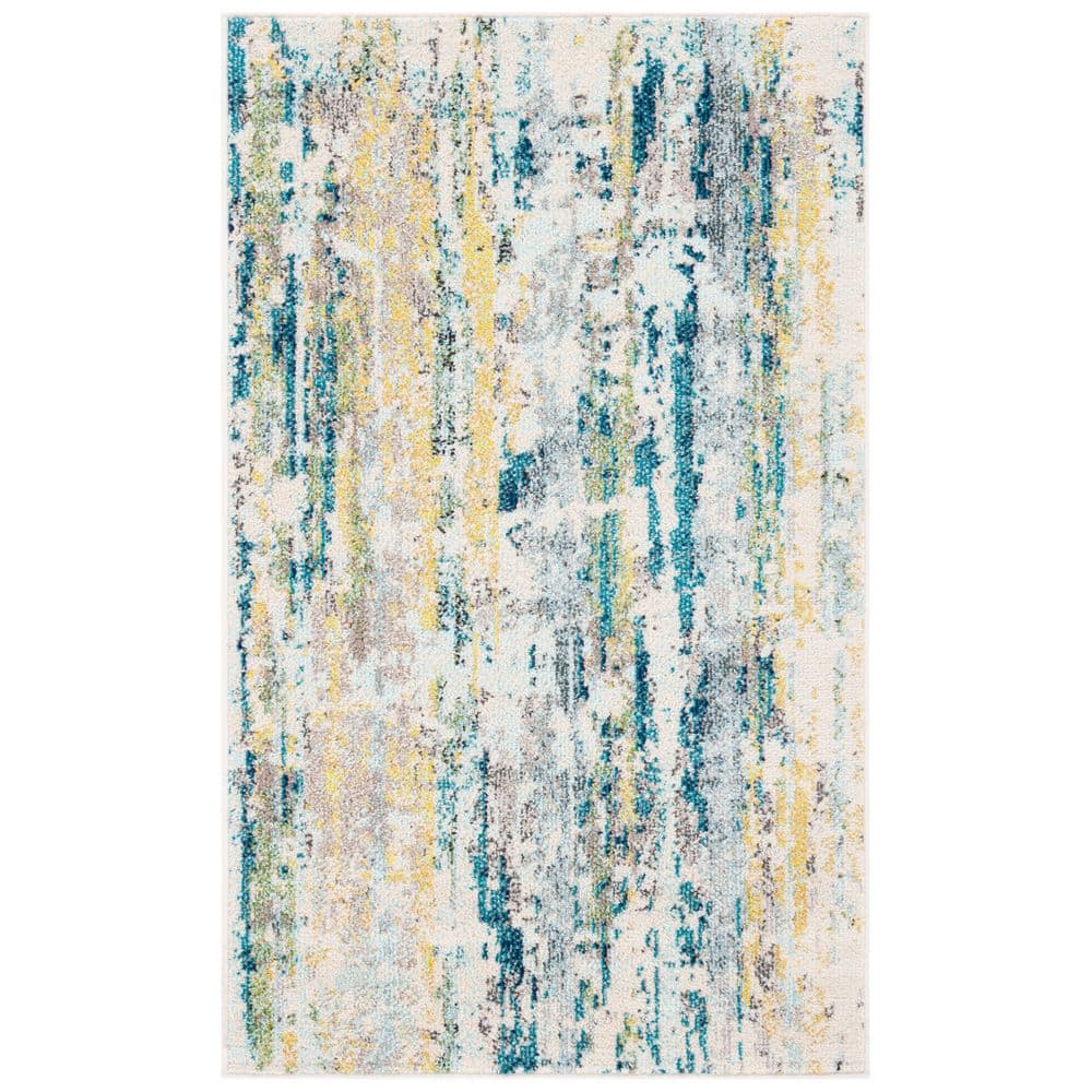 Madison Multicolor Synthetic Flat Woven Area Rug 3' x 5'