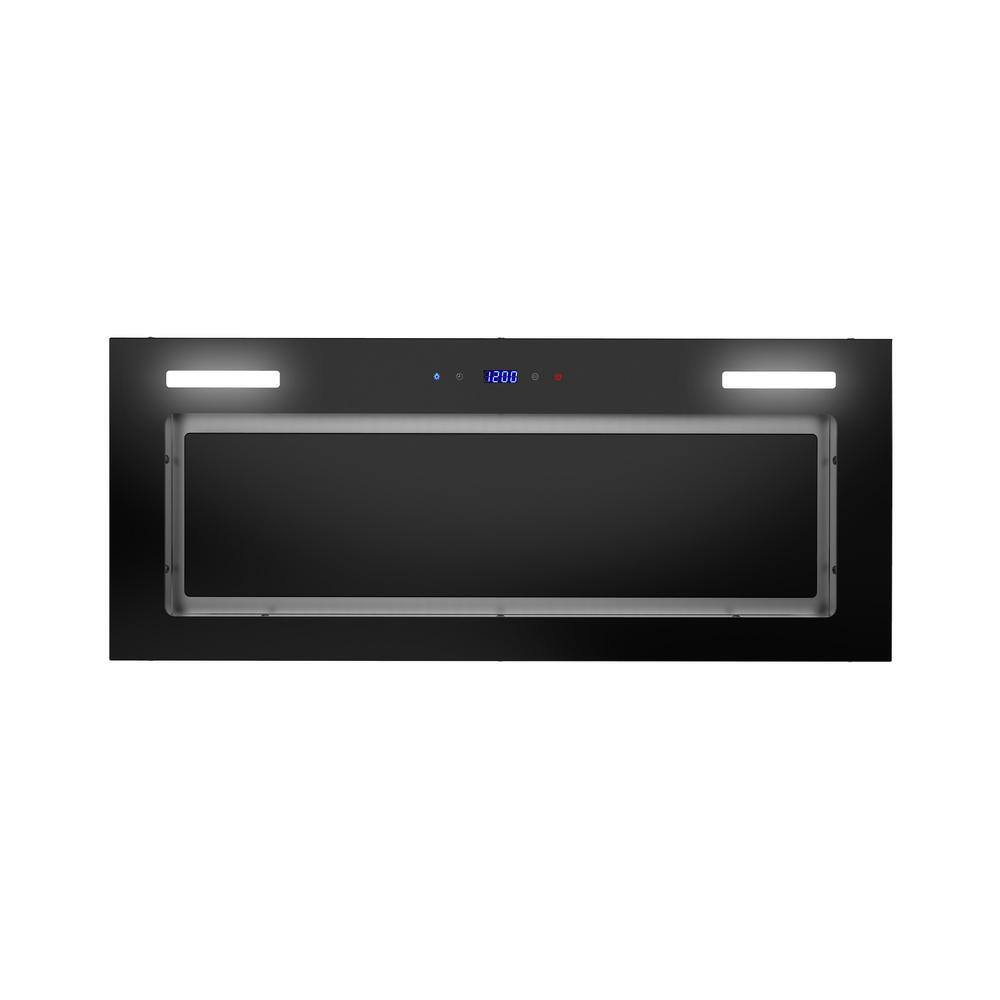 Streamline 28" Stainless Steel and Black Insert Range Hood