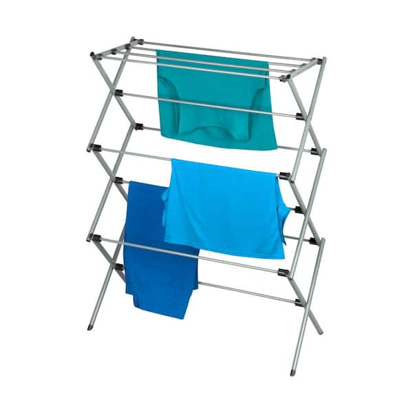 Honey Can Do Chrome 3-Tier Accordion Drying Rack DRY-09066, Color: Gray -  JCPenney