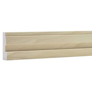 5625 in. D x 3.5 in. W x 92 in. L Unfinished Poplar Wood Beckett Casing Molding