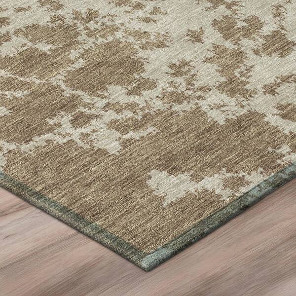 Chantille Machine Washable Indoor/Outdoor Abstract ACN2919 Beige 2 ft. x 7 ft. Runner Rug