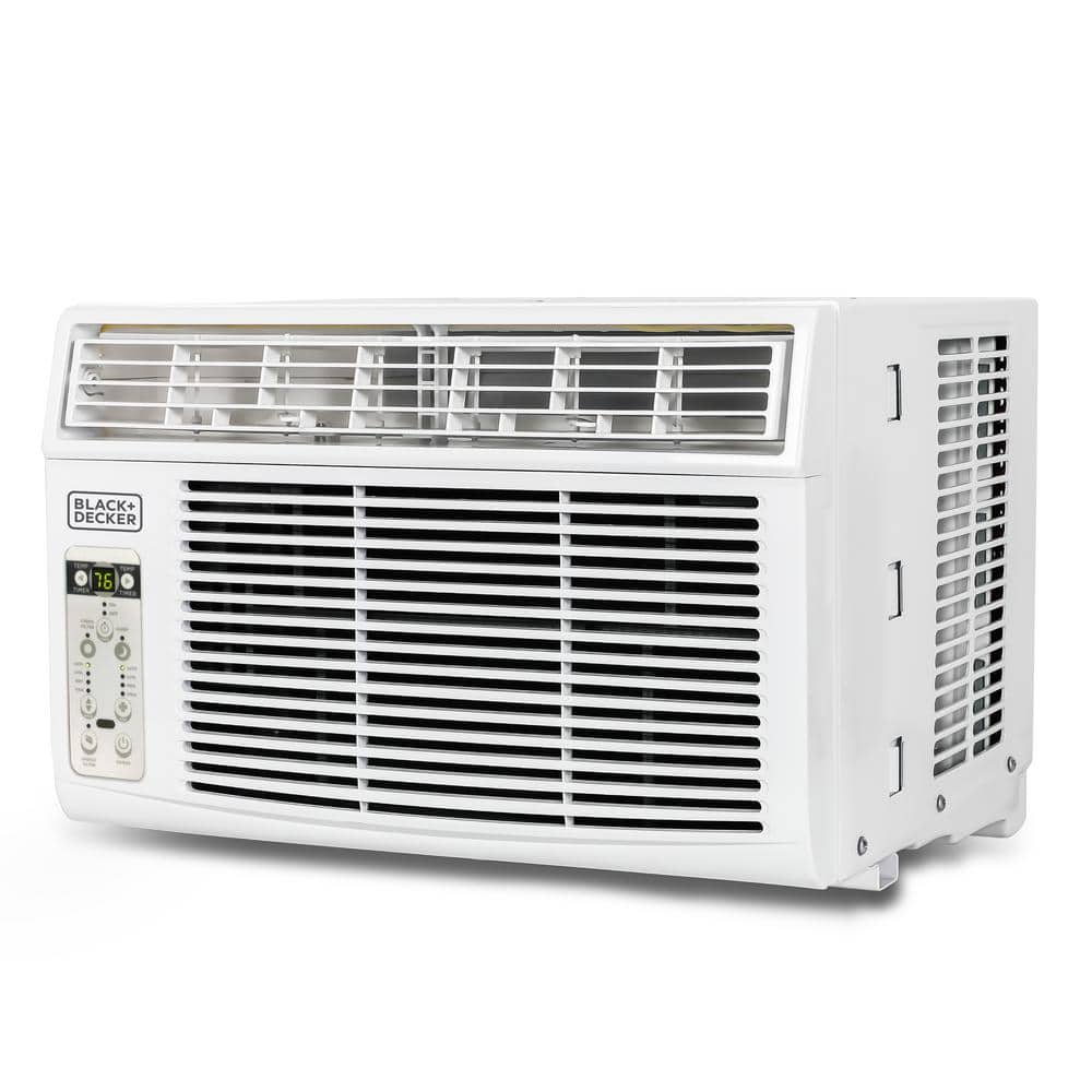 White 8000 BTU Window Air Conditioner with Remote Control