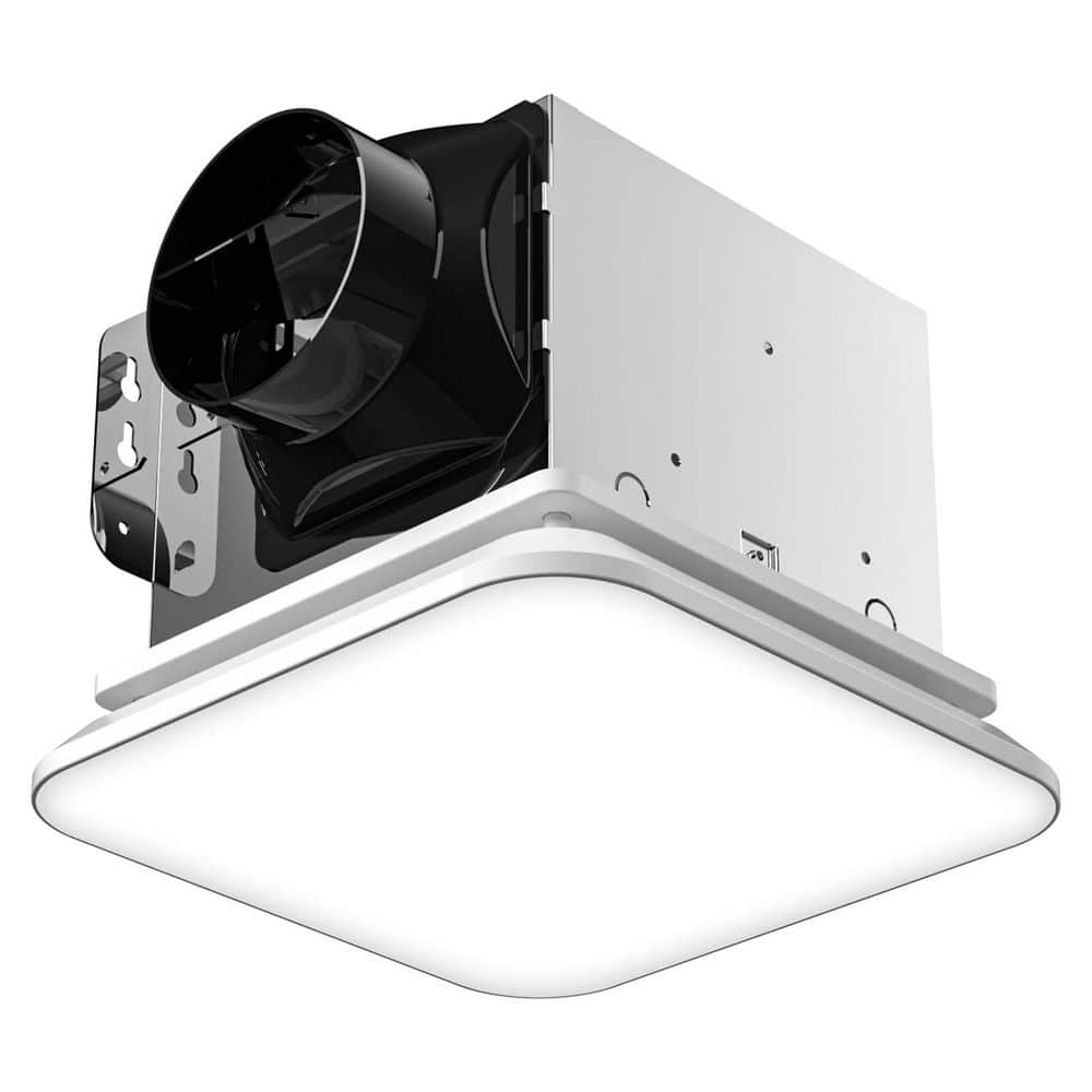 Bathroom Fan with Light Powerful 110CFM 43 Watt Ceiling Ventilation 1200 Lumens LED 3 Color Modes 1.0 Sones Piece price history on PriceWatchPro