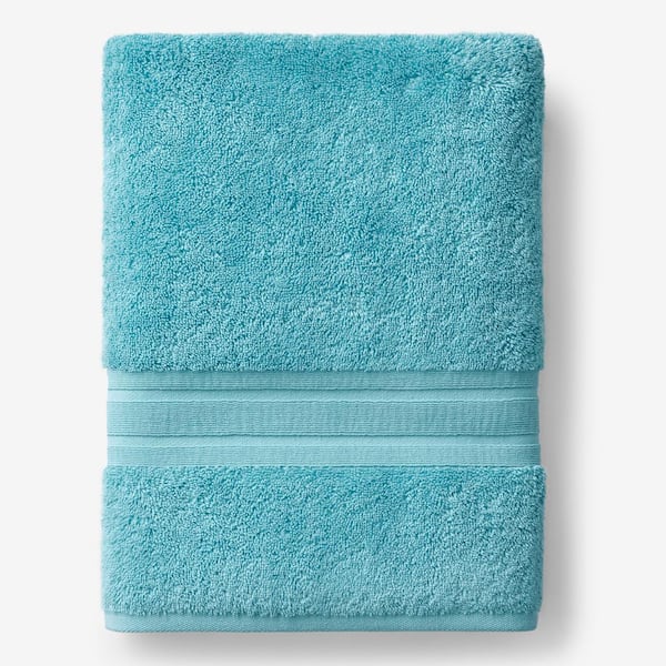 The Company Store Company Cotton Lagoon Solid Turkish Cotton Bath Sheet  VK37-BSH-LAGOON - The Home Depot