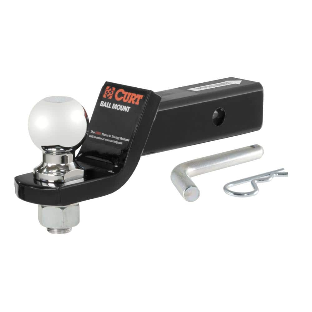 CURT 7,500 lbs. 2 in. Drop Loaded Trailer Hitch Ball Mount Draw