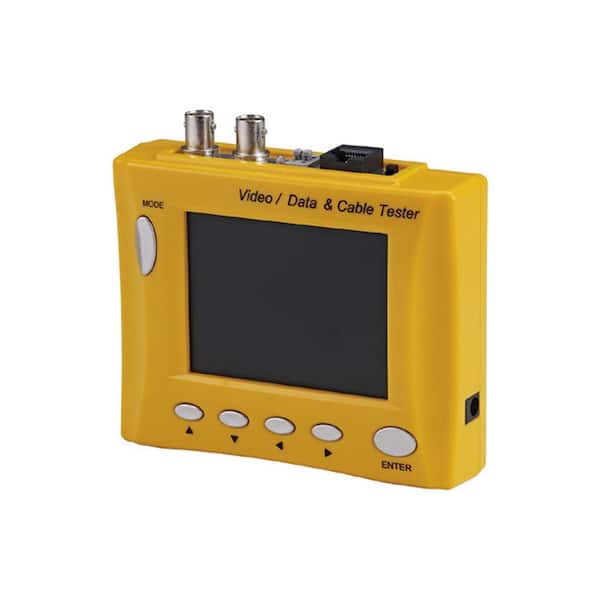 SPT Multi-Functional CCTV Tester with 3.5 in. LCD Monitor and Signal Meter
