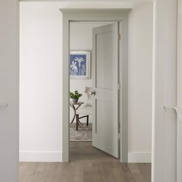 MMI DOOR Shaker Flat Panel 28 in. x 80 in. Right Hand Solid Core