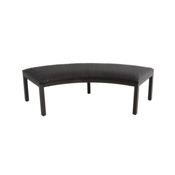 Royal Garden Milano Metal Outdoor Bench (2-Pack)